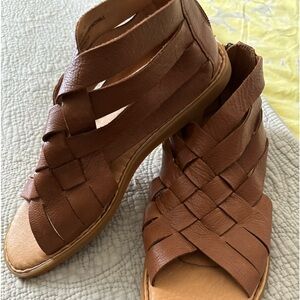 Born Iwa Woven Leather Sandal